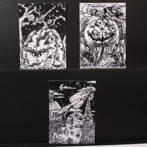Aceo print set down on - "down, the